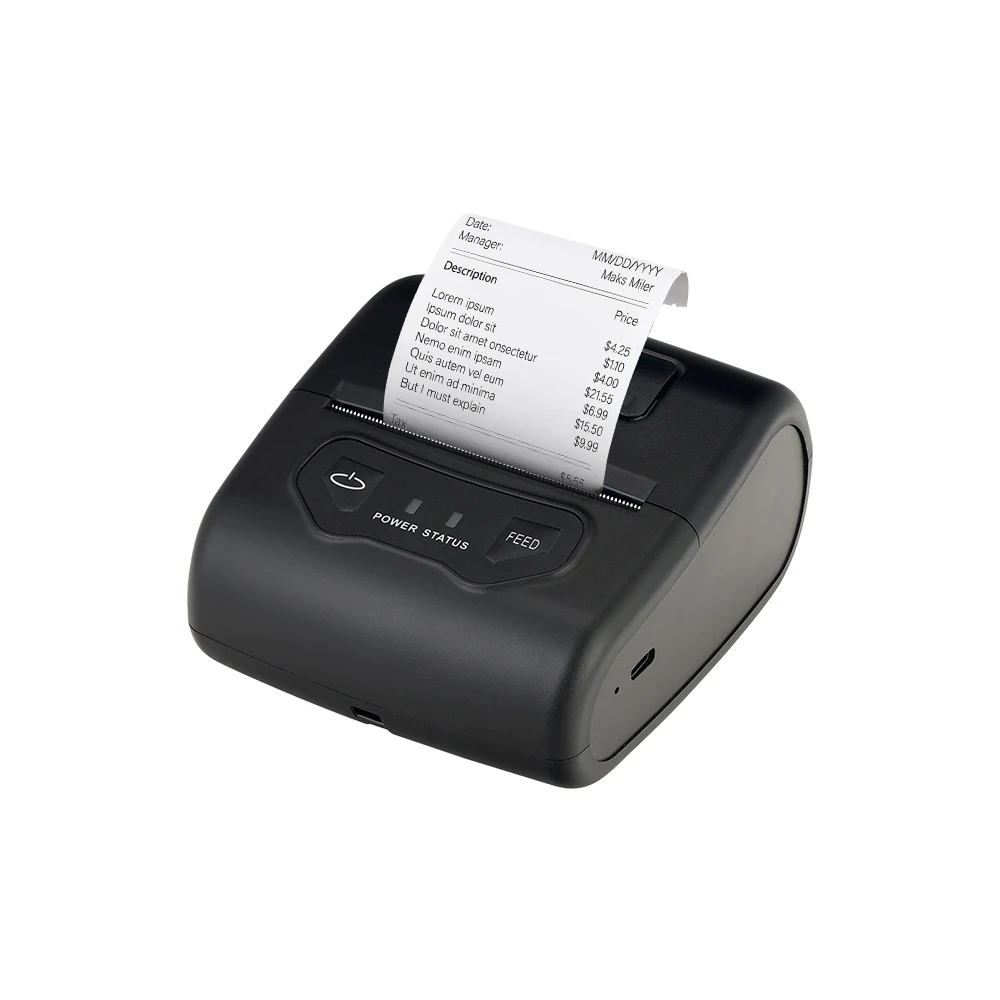 طابعة فواتير حرارية محمولة Xprinter XP-P802A 2 